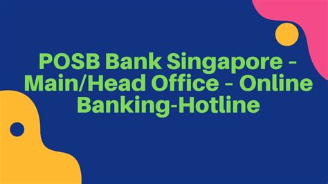 posb fraud hotline